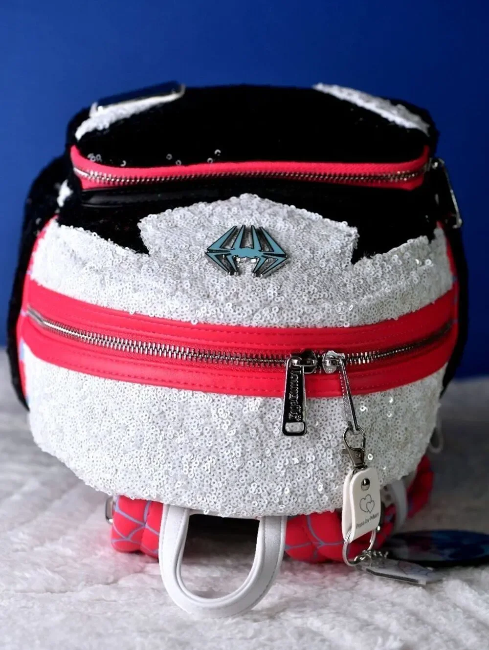Loungefly Marvel Spider-Gwen Sequin Mini Backpack - NWOT